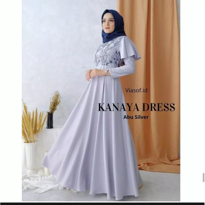 GAMIS PESTA/GAMIS BURKAT KOMBI WOLFIS/ BAJU WANITA /GAMIS MUSLIM TERBARU TERMURAH