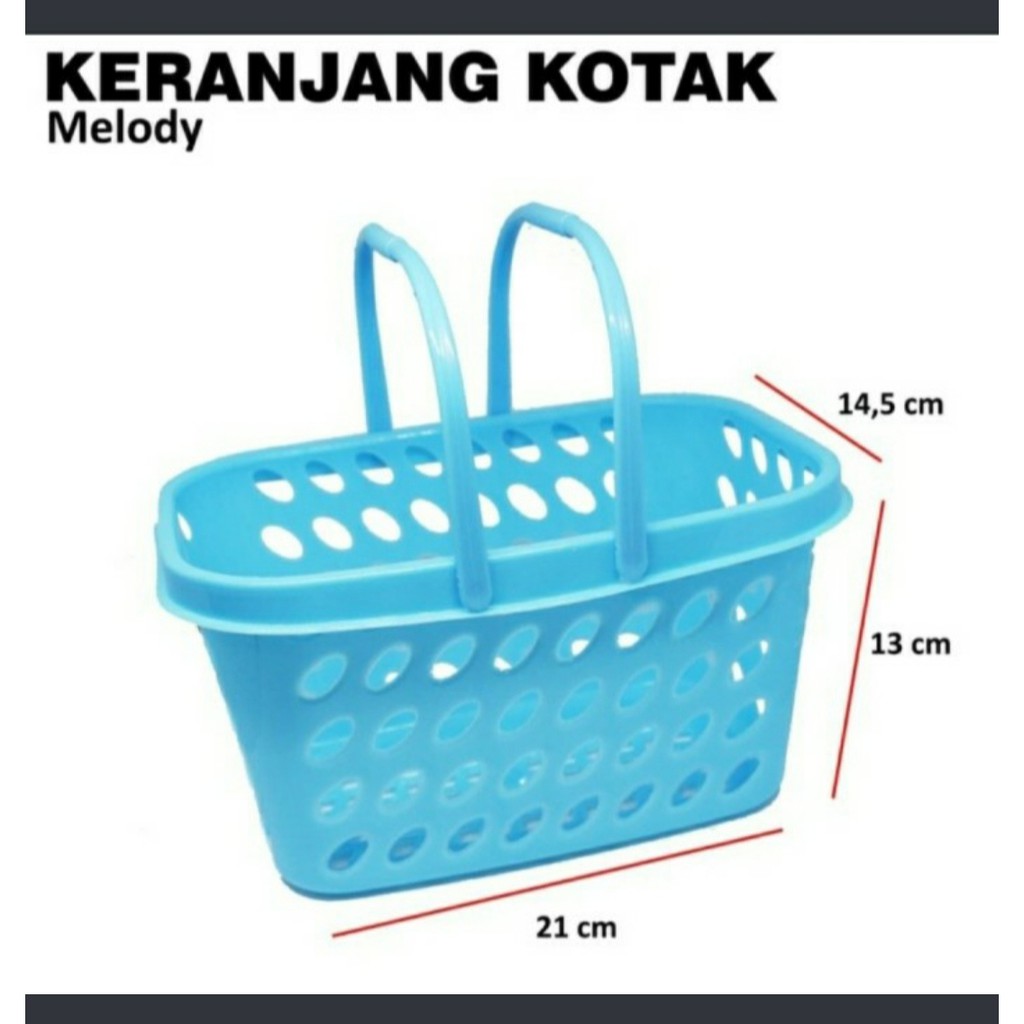 Keranjang Plastik Sabun SEGI KOTAK MELODY / keranjang Storage Sabun Serbaguna