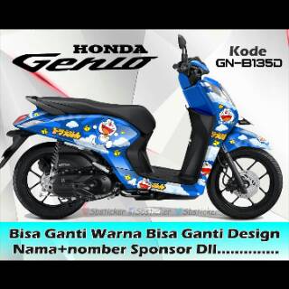 Stiker motor Genio full body motif Doraemon Shopee Indonesia Stiker motor Genio full body motif Doraemon Shopee Indonesia