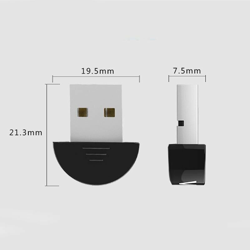 USB Dongle Bluetooth 5.0 Nano - USB Bluetooth Dongle Versi 5.0 Adapter - 599012