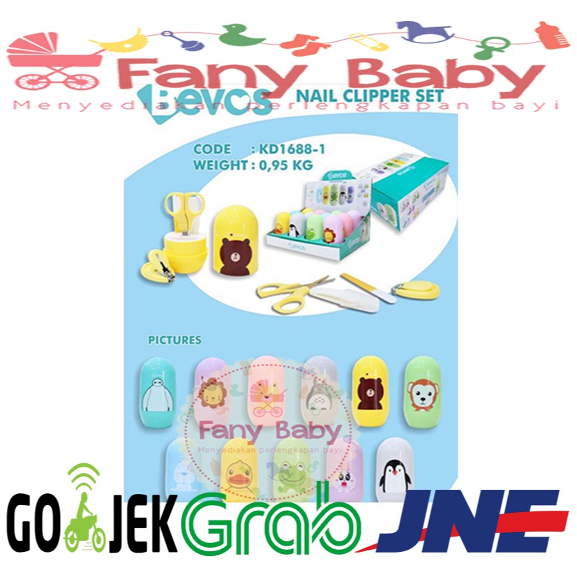 KANDILA BABY BEVOS NAIL CLIPPER SET / KD1688-1