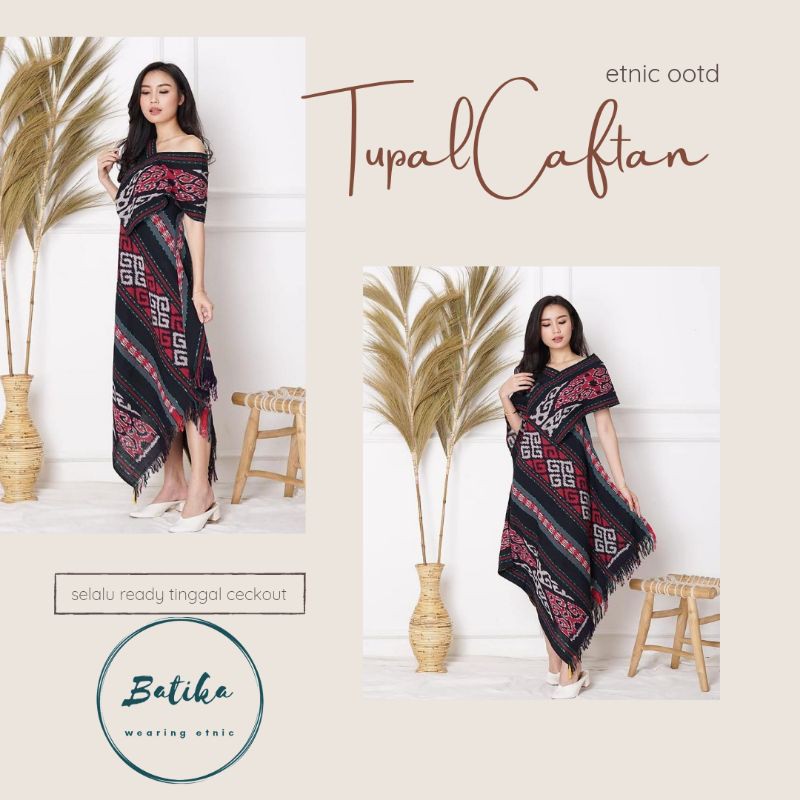 dress tenun dress etnik dress tenun etnik baju tenun baju kondangan etnik Tenun Asli ( ready stok )