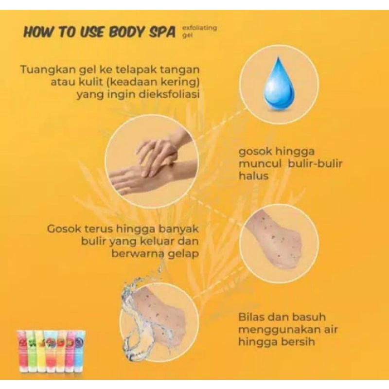 Hanasui Body spa exfoliating (ORIGINAL 300ml)