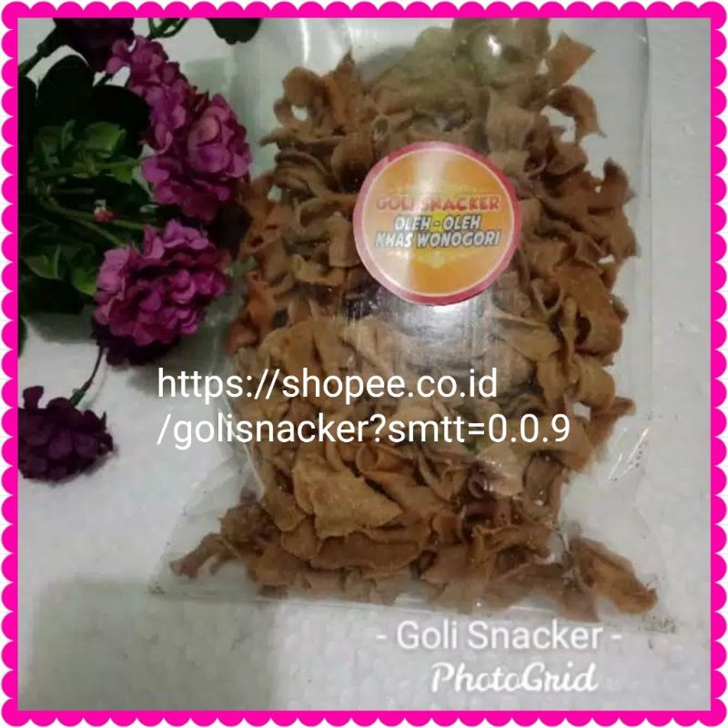 

Keripik kripik usus ayam tanpa tepung