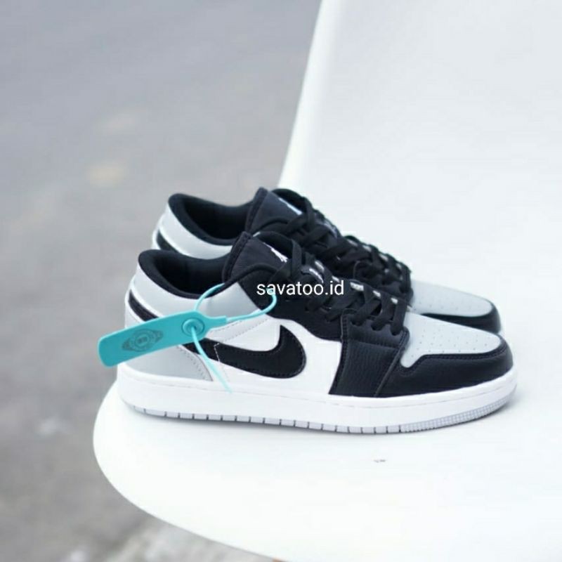 nike jordans black and grey