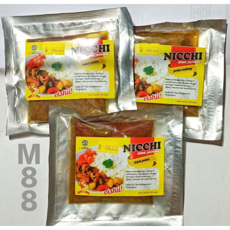 

Nicchi- Bumbu Kare Jepang 100gr (rasa Sapi)