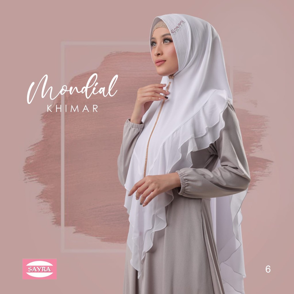 Jilbab Khimar Mondial Ori Sayra SAYRA1-4