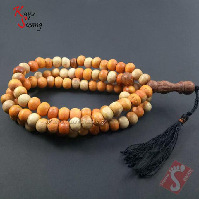 PROMO SPESIAL Tasbih Kayu Kayu Secang Kayu Delima Merah Brahma Asli Original