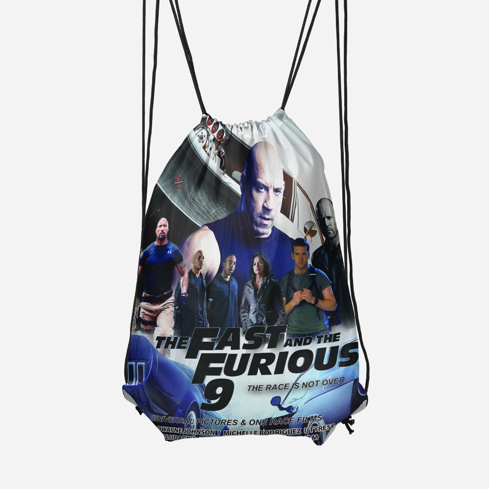 Tas serut String bag Tas Punggung Fast & Furious 9 3D Fullprint Terbaru dan Termurah Art 8