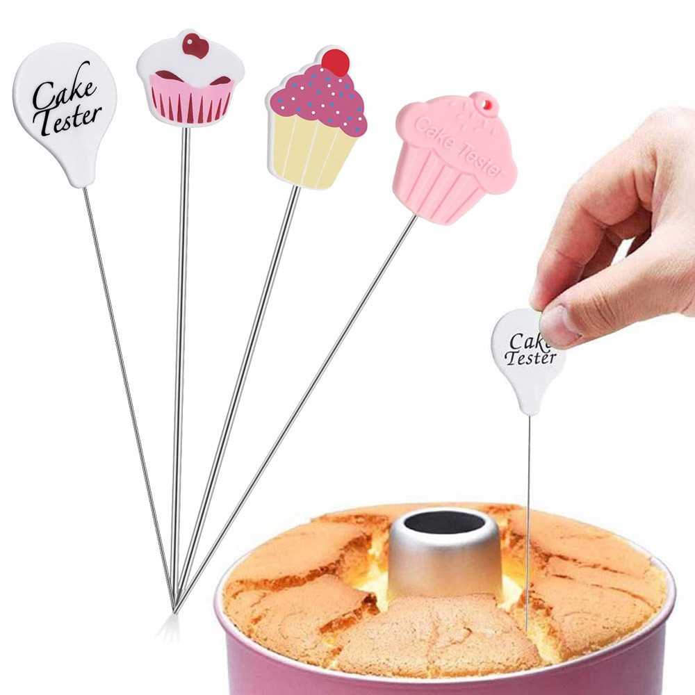 ELEGANT Durable Cake Tester Stainless Steel Baking Tool Biscuit Needle Convenient Fondant Muffin Kitchen Utensil Bread Testing Cupcake Probe