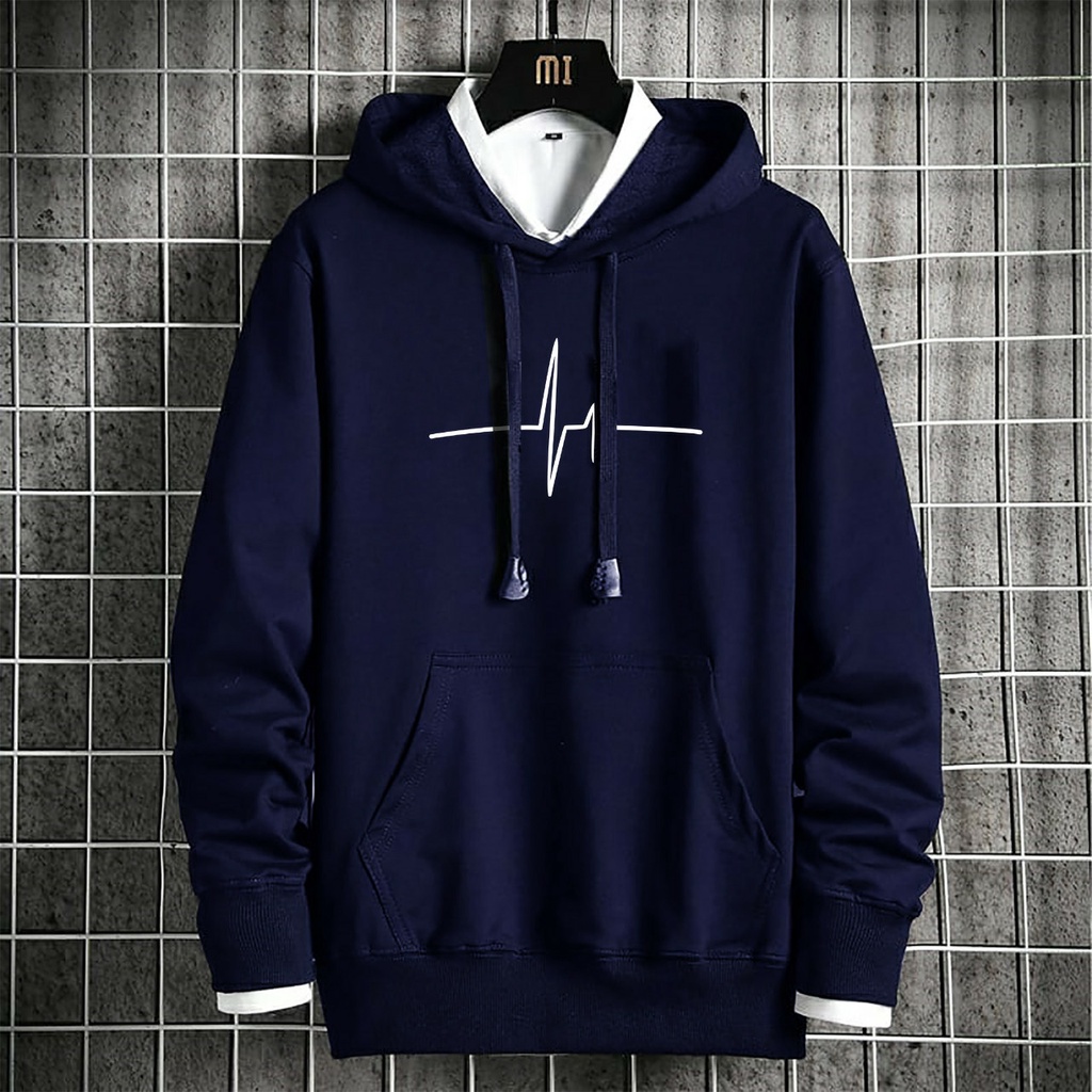 BISA COD-CS.SWEATER HOODIE DETAK/HOODIE TEBAL/CEWE COWO BISA PAKAI