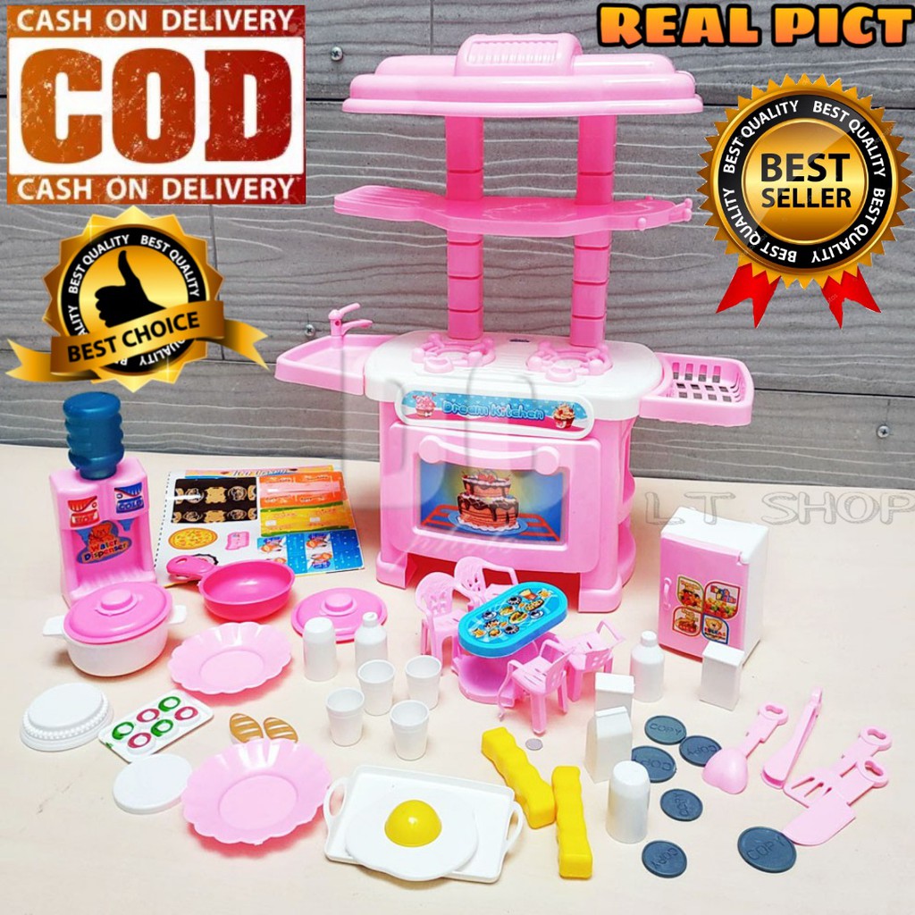 ( BISA COD ) PROMO FK105 Mainan Anak Kitchen Set / Set Dapur Edukasi Masak Masakan Dapur Luxury