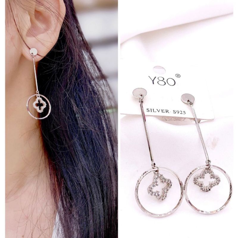 Anting Silver925 perak Anti Karat Anti Alergi Anting swan Branded import Ars7