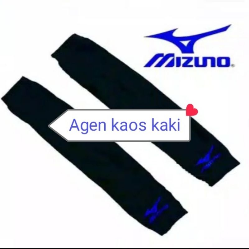 manset tangan Mizuno pria dan wanita dewasa bahan nilon super lembut