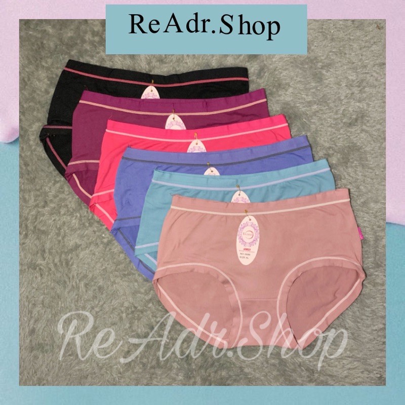 Celana dalam wanita Eloise motif polos Lis Import bahan lembut termurah