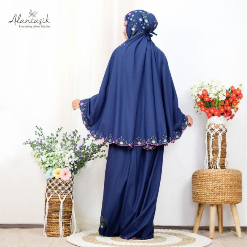 Alantasik mukena bordir handmade motif arwa R.10