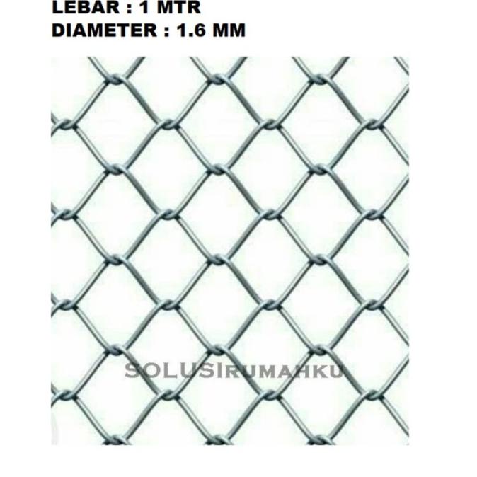 hanya disini] Kawat Harmonika 1 meter x tebal 1.6 mm / Ram Wajik Kandang Hewan Pagar