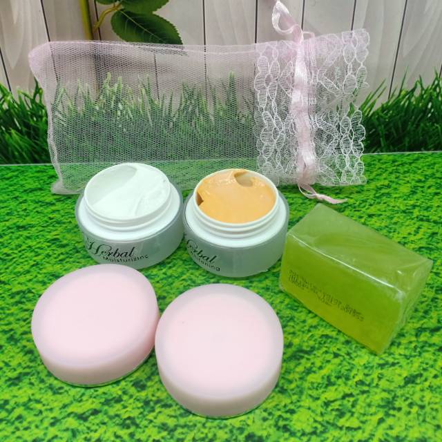 PAKET CREAM HERBAL ALGAE PINK ORI