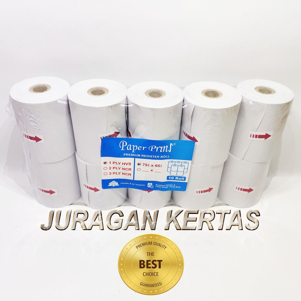 

REGISTER ROLL 75 X 65 1PLY HVS PAPERPRYNS