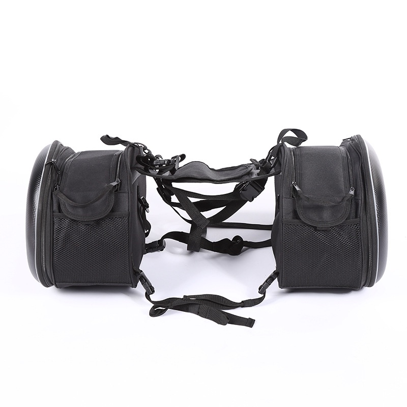 Komine Tas Motor Touring Side Saddle Bag - SA-212 - Black