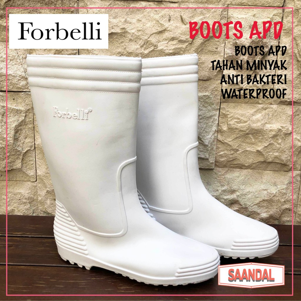 Safety Boots Putih APD Forbelli 30/40 Cm