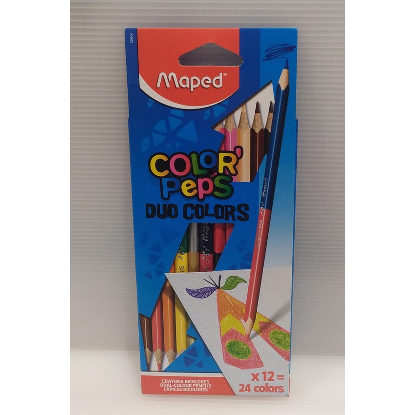 

Gramedia Banjarbaru - MAPED COLOR PEPS DUO X12 -24 COLORS OT 829600