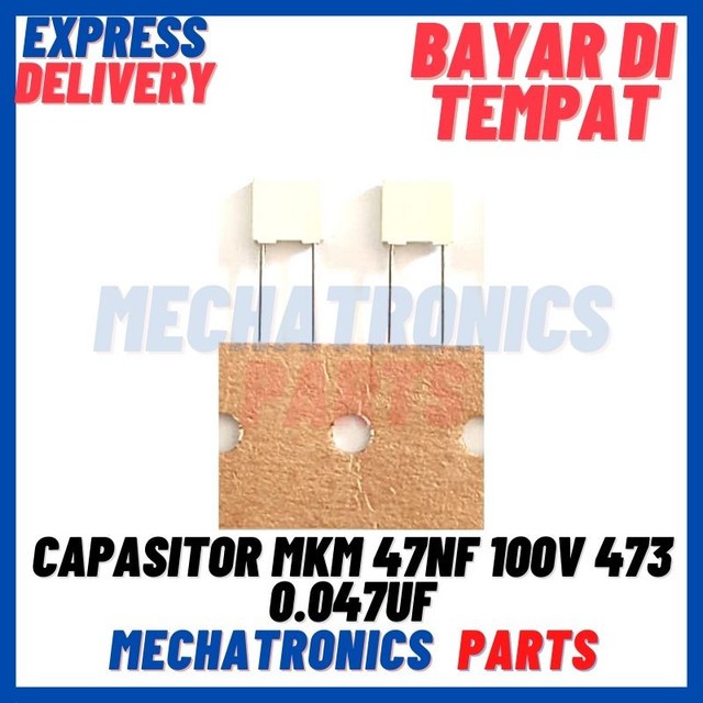 2PCS [PAS-9414] CAPASITOR MKM 47nF 100V METALIZEDPOLYESTER 473 0.047UF