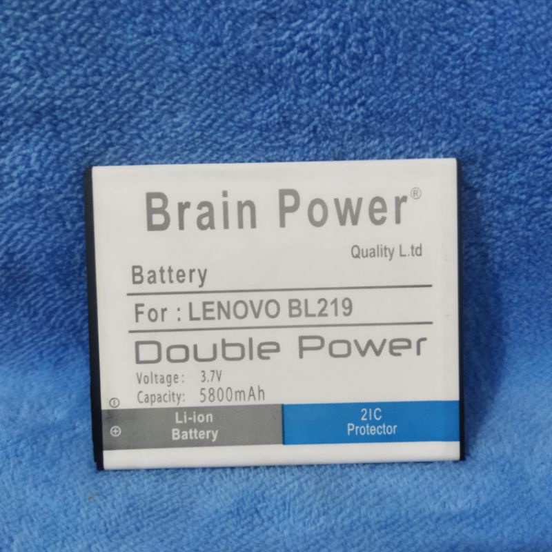 baterai batre Lenovo BL219 double power