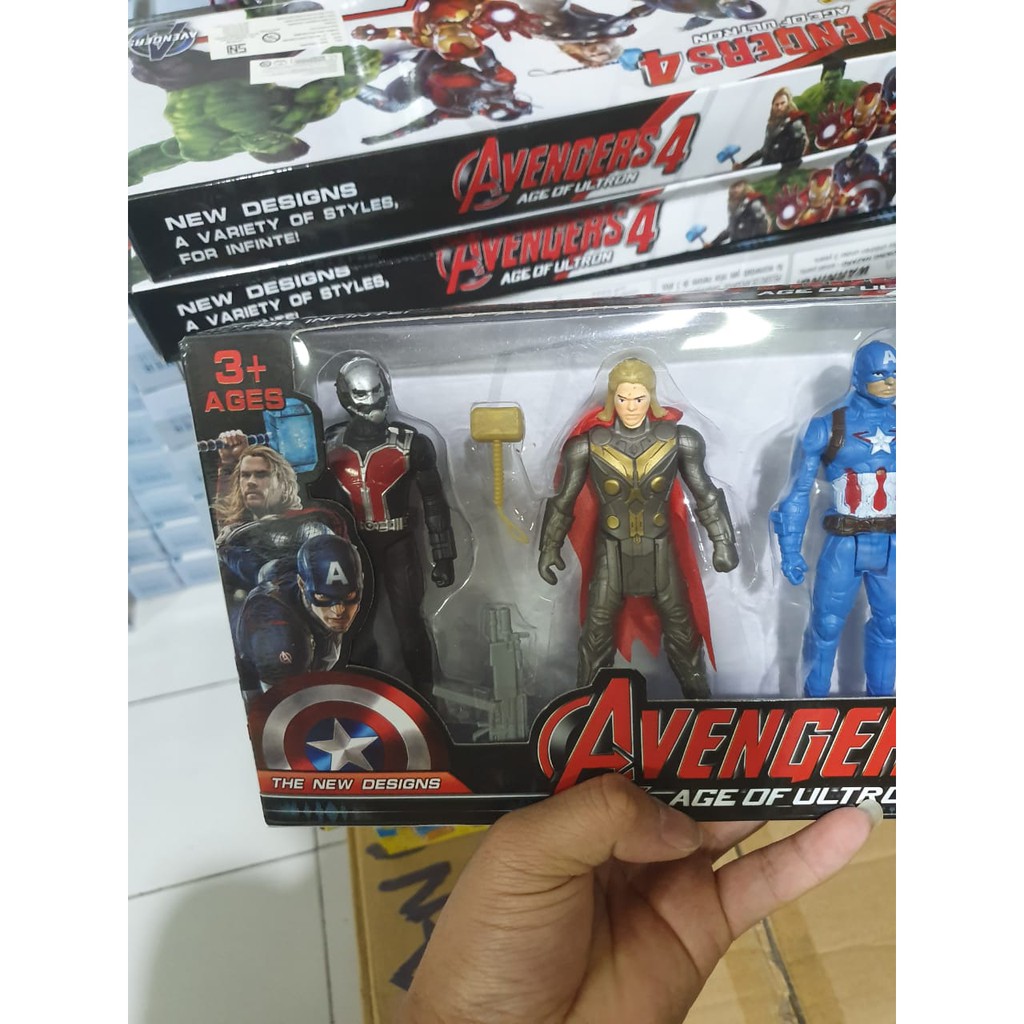 Mainan Avengers 5in1 - Robot Avengers Anak Edukatif   Heroes 5 in 1 - A002