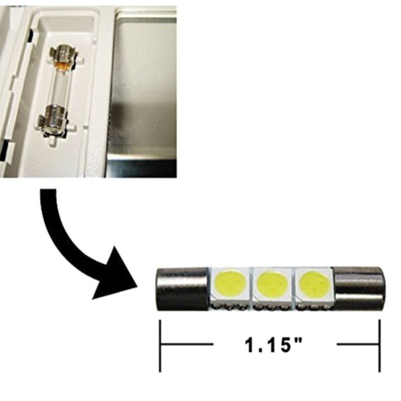 [COD] Lampu plafon mobil LED 29mm