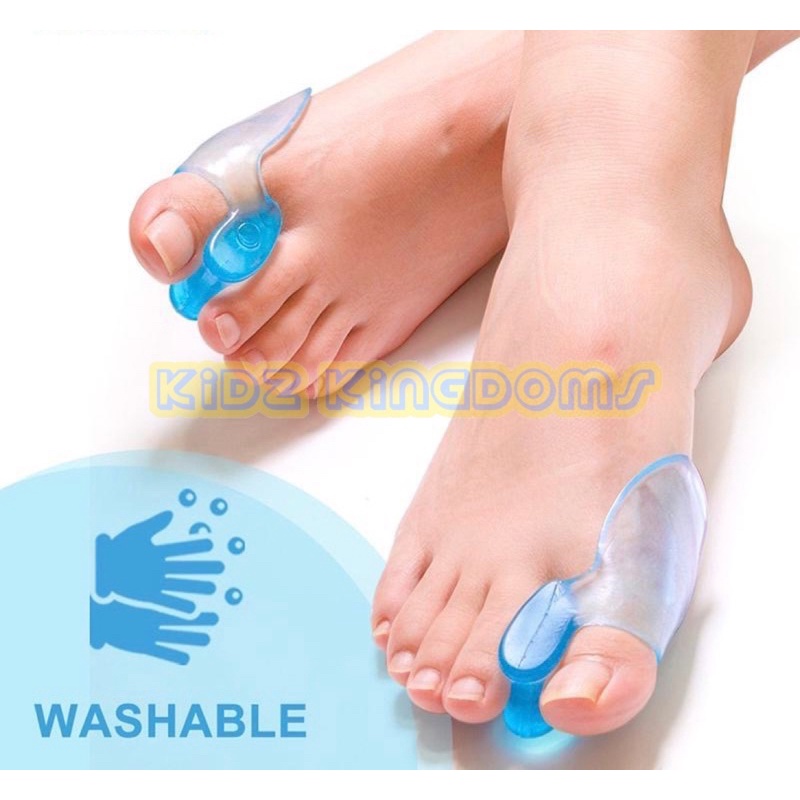 Pelindung Jempol Kaki Bahan Silikon Bunion Toe - Corrector Separator Valgus Big Toe