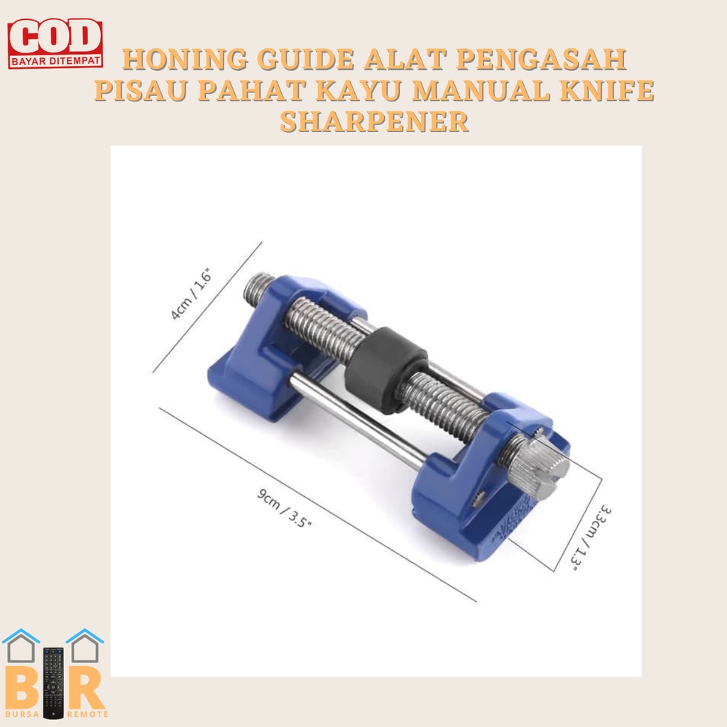 HONING GUIDE ALAT PENGASAH PISAU PAHAT KAYU MANUAL KNIFE SHARPENER