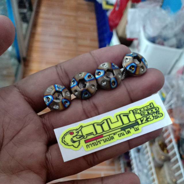 Baut disc cakram titanium baut piringan titanium baut disc titanium