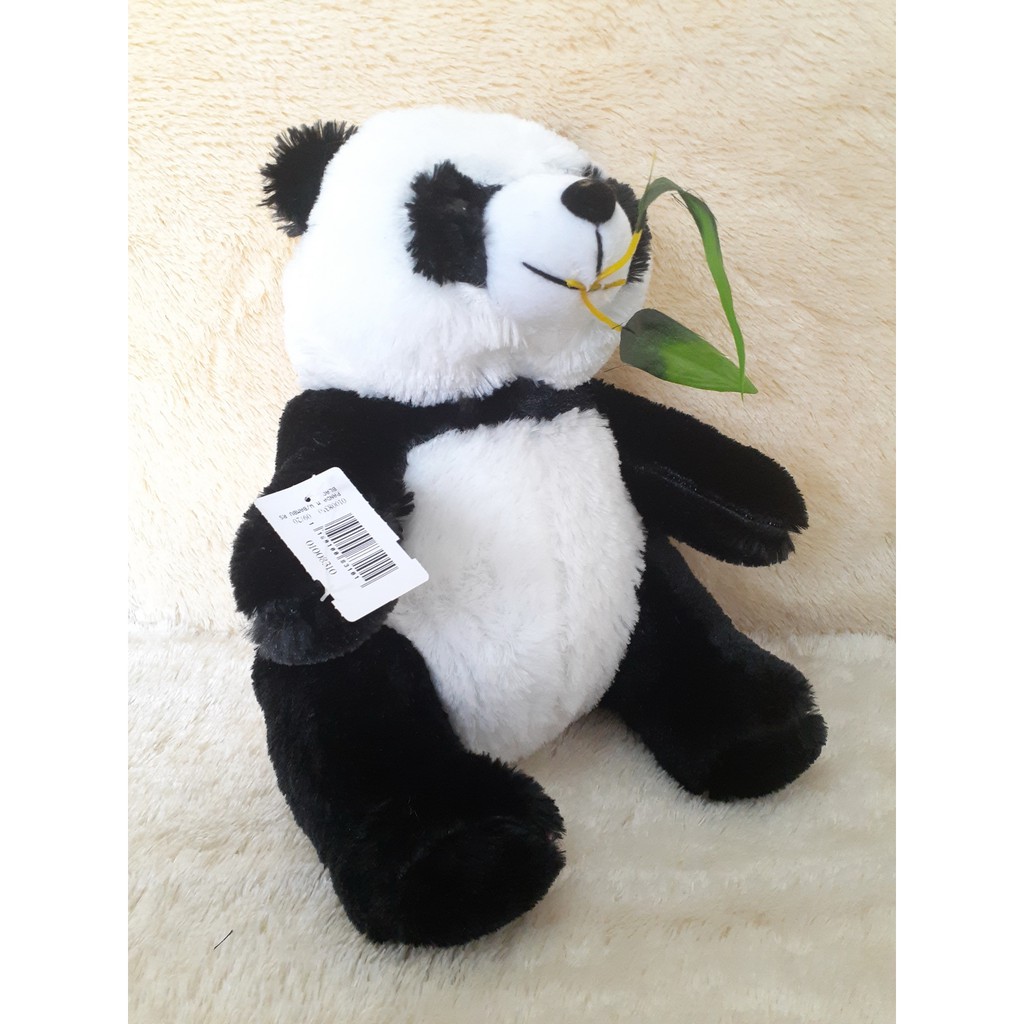 Boneka Panda Duduk, Sitting Panda Daun 