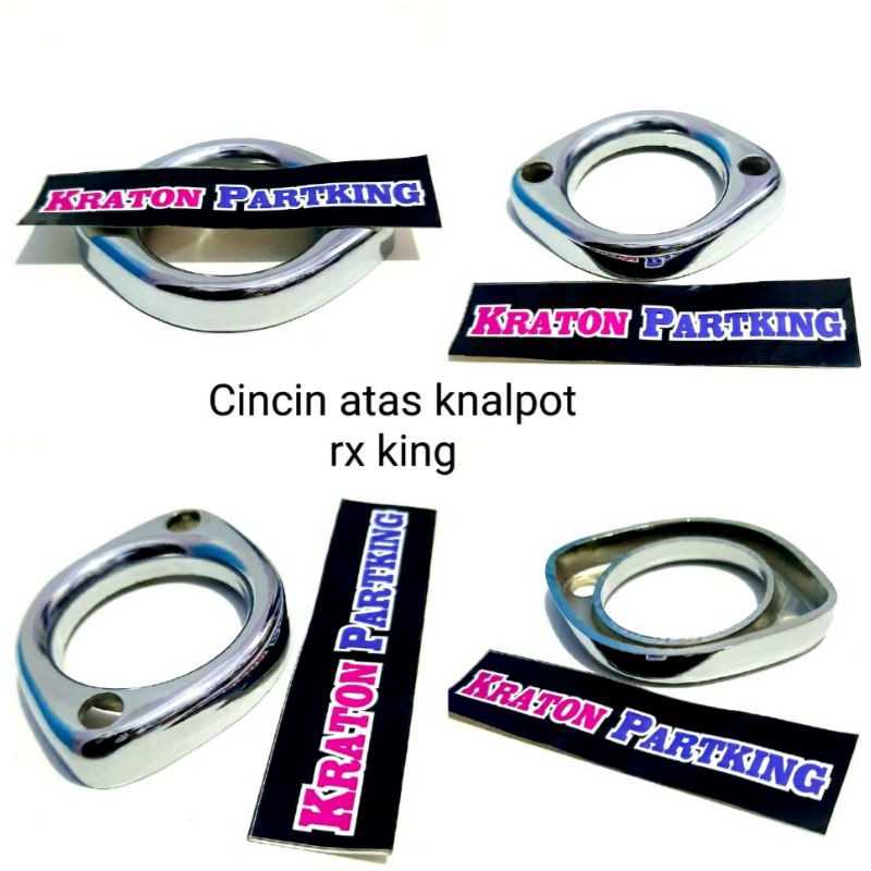 Cincin atas knalpot rx king/klem knalpot atas rx king