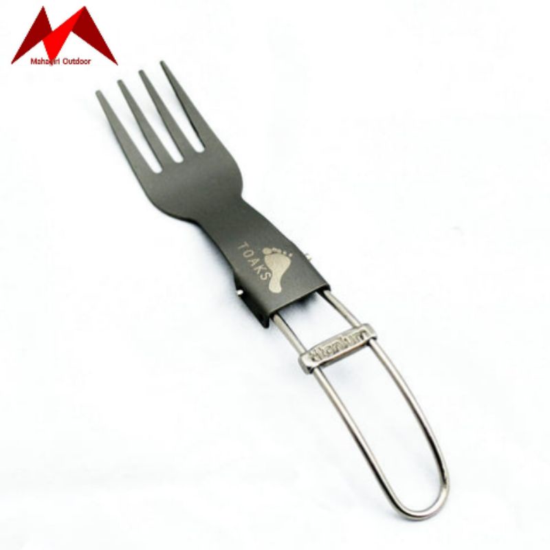 Toaks titanium SLV-09 folding fork ultralight camping outdoor