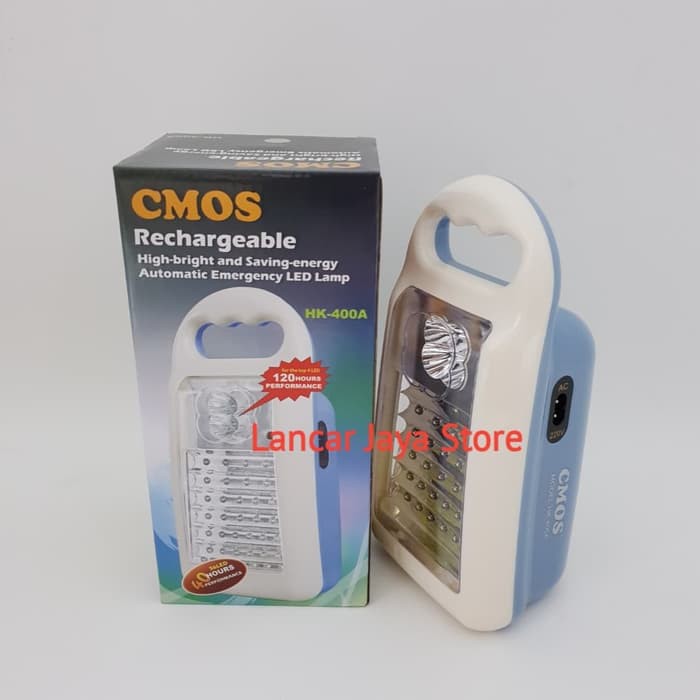 Lampu Emergency Cmos HK400A (Putih) Original