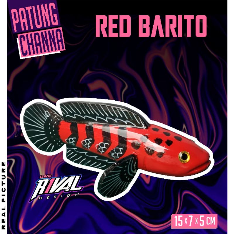 Patung Red Barito | Patung Wayang Red Barito | Patung penggoda Channa