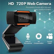 Webcam Autofocus Web Camera Cam For PC Laptop Desktop HD720P