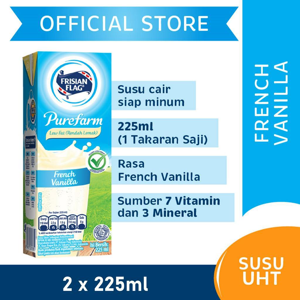 

Frisian Flag Low Fat French Vanilla 225ml x2