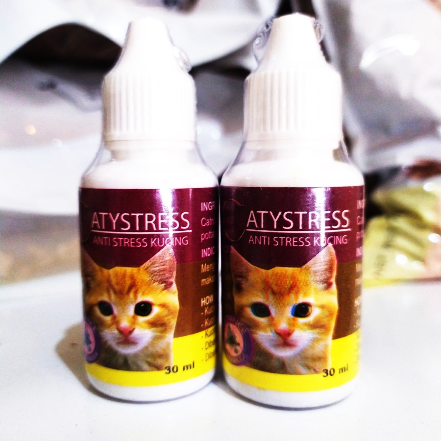 Catystress 30ml Vitamin Obat Anti Stress Kucing