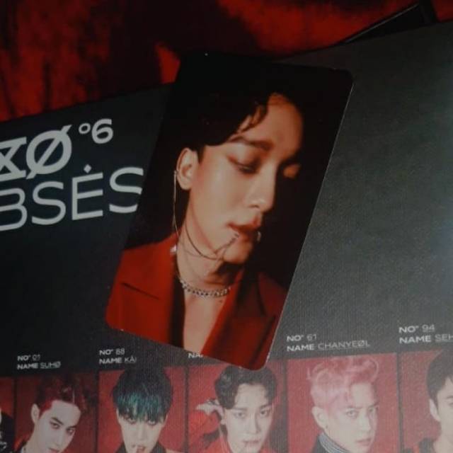 Photocard Chen - Obsession XEXO ver