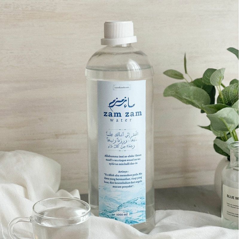 

Zam Zam Water Makkah 1 Liter - Air Zam Zam Asli 100 %