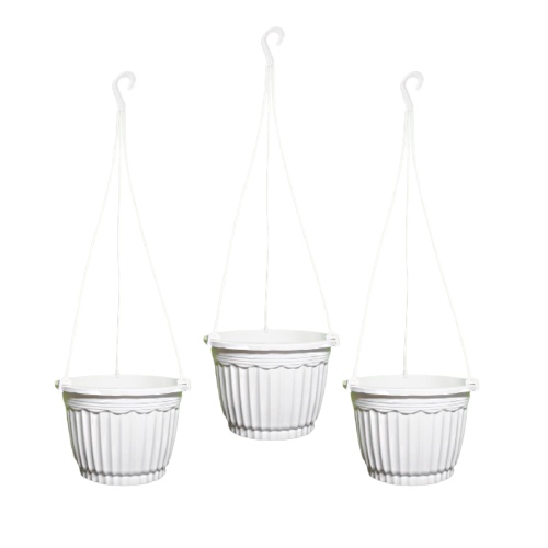 Pot Gantung Pumba Putih 20 - Pot Bunga Pot Tanaman Bukan Pot Gantung Mawar Putih Pot Dinding Putih