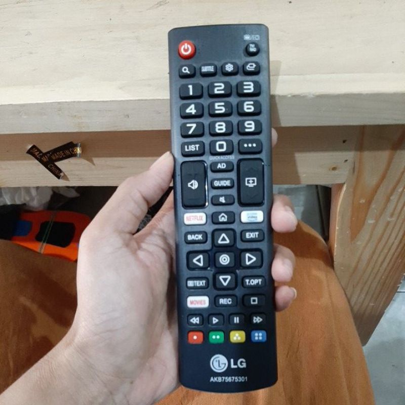 REMOTE REMOT SMART TV LED LG MOVIES AKB75675311