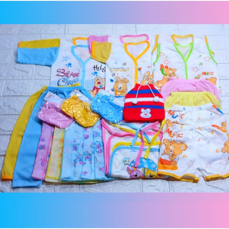 Paket Perlengkapan Baju Bayi Baru Lahir Lengkap Baju Bayi Baru Lahir Paket Baju Bayi Paket Lahiran Bayi Perlengkapan Baby Newborn Set Kado Bayi Newborn Hampers Baby