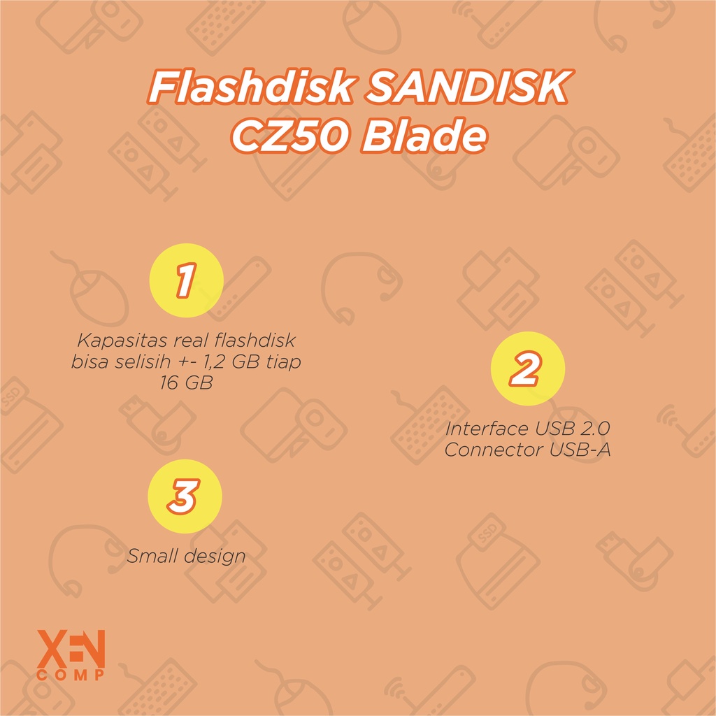 Flashdisk Sandisk 64GB Cruzer Blade CZ50 USB 2.0 Original