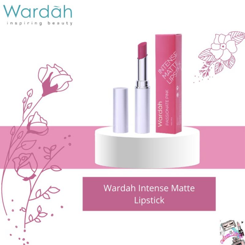 ☃Cutezz_Ching1☃Wardah Intense Matte Lipstick 2.3g - Lipstick