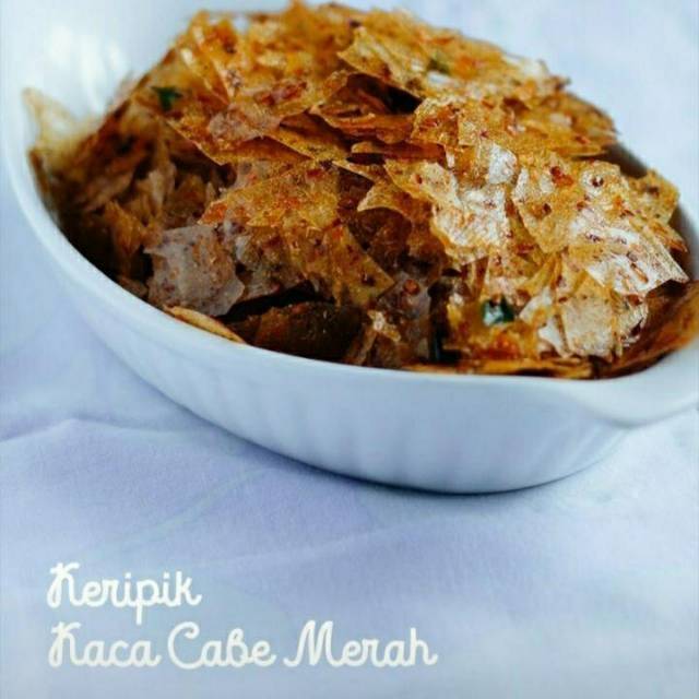 

Kripca KERIPIK KACA Box 500ml CABE MERAH PEDAS, Gurih, rwnyah, KRIUK-KRIUK