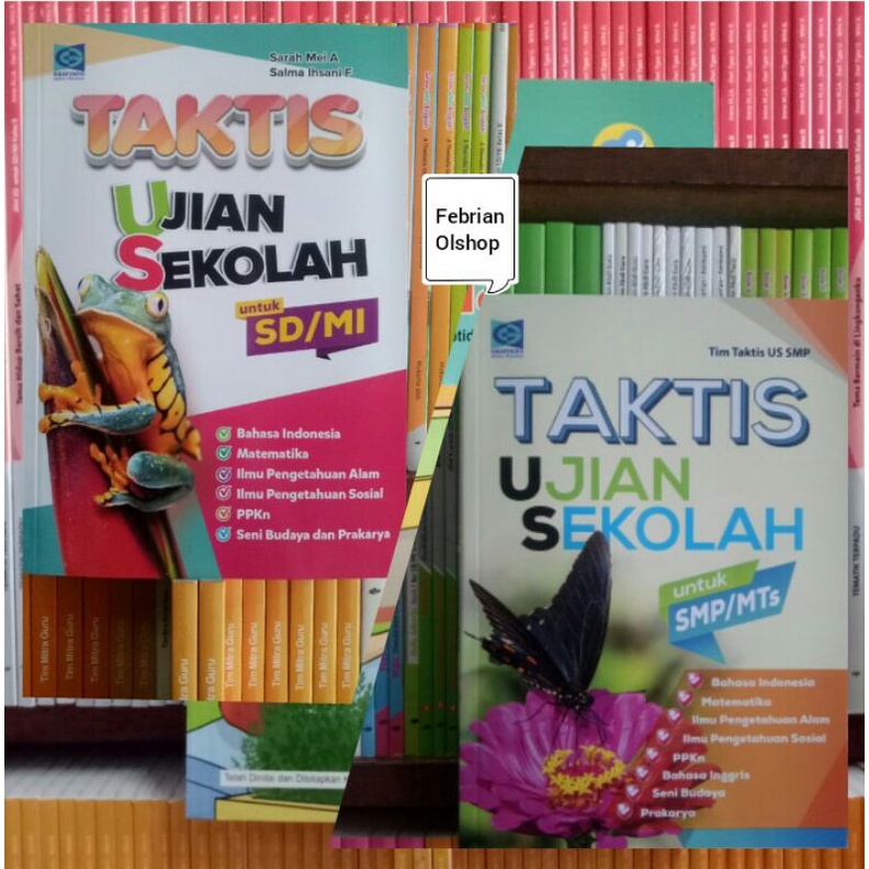 BUKU TAKTIS UJIAN SEKOLAH SD/MI DAN SMP/MTS GRAFINDO